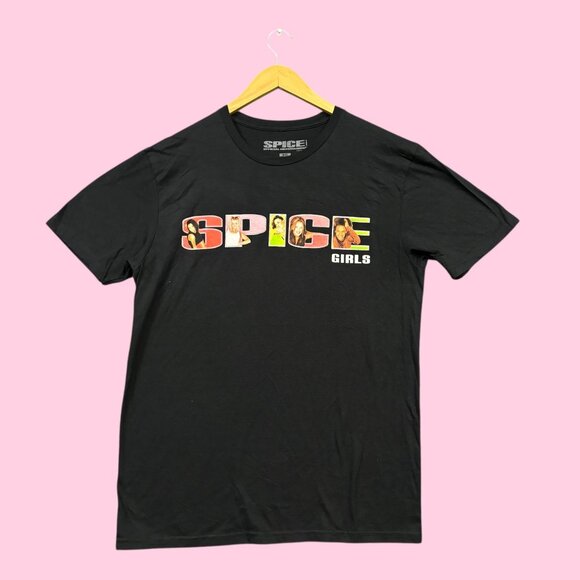 Girl Group Spice Girls Self Tiled Album Poster Tee M - Picture 1 of 4
